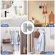 2 Pcs Wall Mount Self Adhesive Bathroom Towel Hooks Holder Cloth Hanger Hook Door Hanger Brushed Nickel – view 3