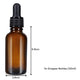 20ml (5 Pack) Amber Glass Dropper Bottle Liquid Essential Oils Bottle Bottles Leakproof Glass Tincture Bottles – view 5