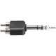1/4 6.35mm Mono Male To 2X RCA male Audio Connector Adapter Splitter" – view 2