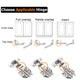 8 Pack 304 Stainless Steel Cabinet Hinges 100 Degree Soft Closing Full Overlay Door Hinge Nickel Plated Finish – view 4