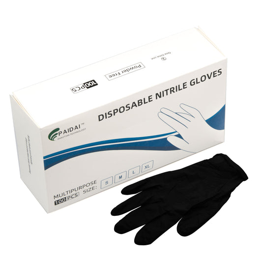 Super Strong 6 Mil Nitrile Gloves, Latex-Free, Textured Grip, 100 Pack, Small Size, V324-HO-GLOVESM - Auzzistore