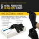 Super Strong 6 Mil Nitrile Gloves, Latex-Free, Textured Grip, 100 Pack, Small Size, V324-HO-GLOVESM – view 3