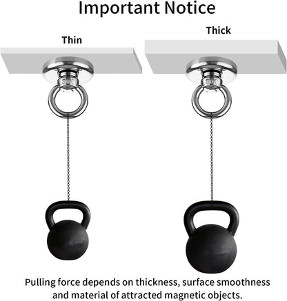 Extreme Magnetic Hook 30KG Pulling Force, Ni+Cu+Ni Coated, V324-MAG-D32, Rust Resistant for Kitchen & Garage