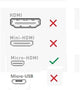 Micro HDMI Male TO HDMI Female Adapter convertor – view 3