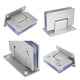 90 Degree Glass Door Cupboard Showcase Cabinet Clamp Glass Shower Doors Hinge 304 Steel – view 3