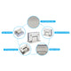 90 Degree Glass Door Cupboard Showcase Cabinet Clamp Glass Shower Doors Hinge 304 Steel – view 9