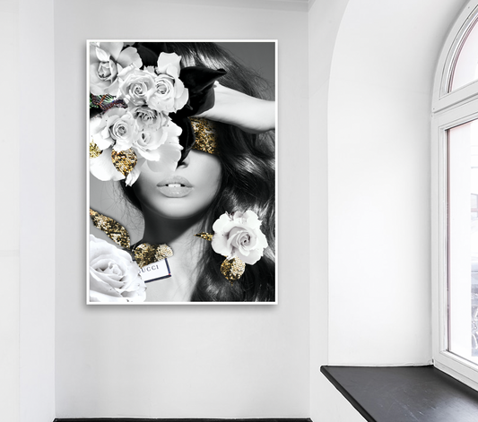 Interior Ave - Made In Italy - 90cm x 60cm White Framed Artwork - Auzzistore