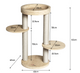 Whisker Wonderland Premium Eco Bamboo Cat Tree Small - Natural Bamboo Structure, Safe & Stable, Multi-Functional Cat Furniture, Climbing & Scratching – view 2