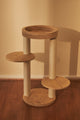 Whisker Wonderland Premium Eco Bamboo Cat Tree Small - Natural Bamboo Structure, Safe & Stable, Multi-Functional Cat Furniture, Climbing & Scratching – view 4