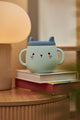Whisker Wonderland Innovative Hydroponic Cat Grass Growing Mug - Blue | Soil-Free, Digestion & Hairball Aid, Eco-Friendly Silicone, Reusable – view 4
