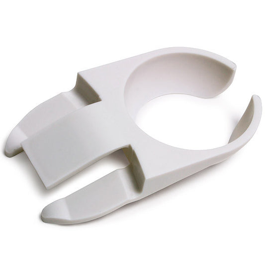 100 Pack Of 75mm White Wine Glass Dinner Lunch Plate Clip Holder - Stand Up Buffet Party - Promotion Merchandise Gift