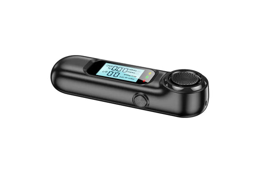 V382 Breathalyser Alcohol Tester, LCD Display, No Mouthpiece, Semiconductor, Black, 0.00-0.19%BAC