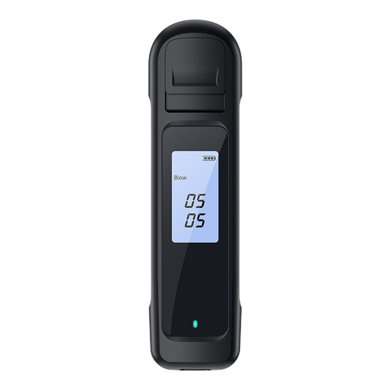 V382 Alcohol Breathalyzer Tester LCD Display, No Mouthpiece, Quick Detection, Black, Pocket Size