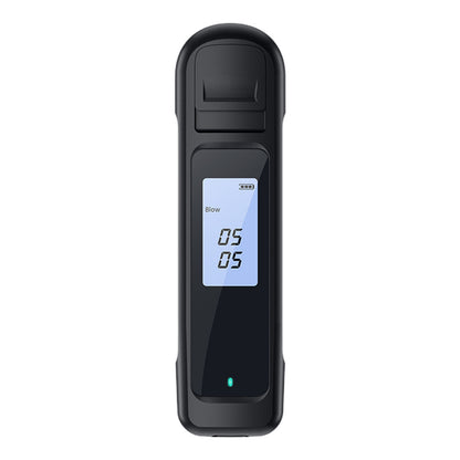 V382 Alcohol Breathalyzer Tester LCD Display, No Mouthpiece, Quick Detection, Black, Pocket Size