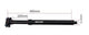 ZOOM SPD-802 Adjustable Height via Thumb Remote Lever - Internal Cable 27.2mm Diameter 80mm Travel Dropper Seatpost – view 6