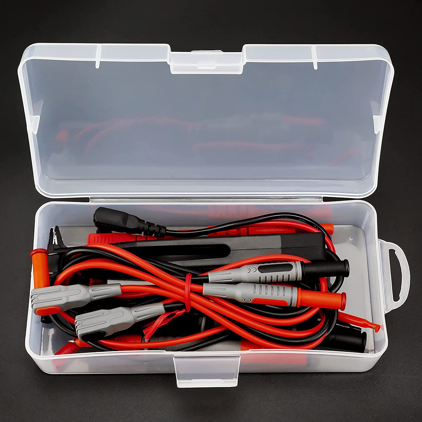 KAIWEETS V413-KET01 Silicone Test Leads Kit CAT III 1000V CAT IV 600V with Alligator Clips & Needle Probe