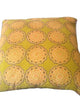 Duffy Mustard and Grey Cushion Cover – view 2