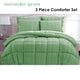 Hotel Living Seersucker Comforter Set Queen Green – view 2