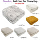 Meadow Soft Faux Fur Throw Rug 127 x 152 cm Arctic Fox – view 2