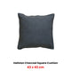 Bianca Hallston Charcoal Square Filled Cushion 43 x 43cm – view 2