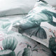 Bianca Abbey Green Cotton Sateen Tropical Floral Quilt Cover Set King – view 4