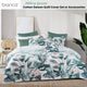 Bianca Abbey Green Cotton Sateen Tropical Floral Quilt Cover Set Super King – view 2