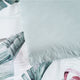 Bianca Abbey Green Cotton Sateen Tropical Floral Quilt Cover Set Super King – view 5