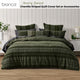 Bianca Avery Forest Chenille Striped Quilt Cover Set Super King – view 2