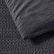Bianca Kahlani Charcoal Waffle Quilt Cover Set Super King – view 5