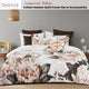 Bianca Somerset White Cotton Sateen Floral Quilt Cover Set Double – view 2