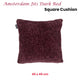 KAAT Amsterdam Jits Dark Red Square Filled Cushion 45cm x 45cm – view 2