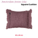 KAAT Amsterdam Jonine Lilac Square Filled Cushion 45cm x 45cm – view 2