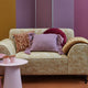 KAAT Amsterdam Jonine Lilac Square Filled Cushion 45cm x 45cm – view 5