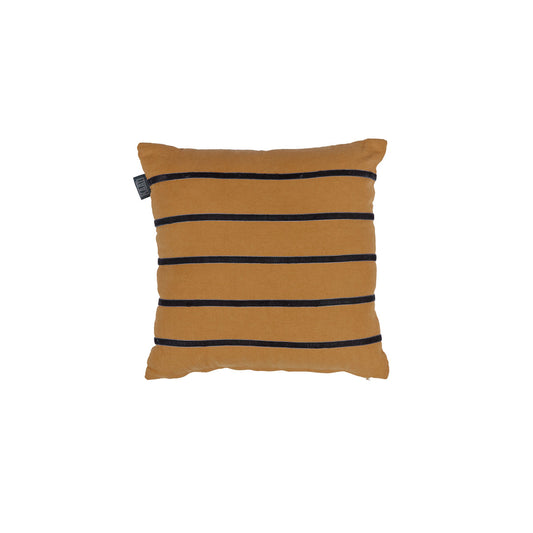 KAAT Amsterdam Myron Brown Stripe Square Filled Cushion 40cm x 40cm - Auzzistore