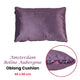 KAAT Amsterdam Boline Aubergine Velvet Oblong Filled Cushion 40cm x 60cm – view 2