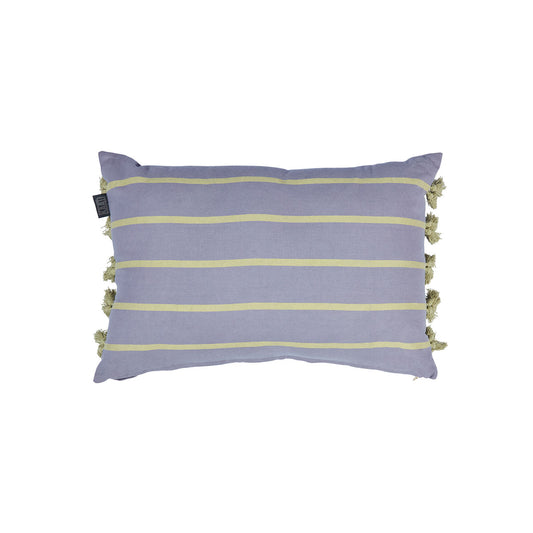 KAAT Amsterdam Jelke Mauve Stripes Oblong Filled Cushion 40cm x 60cm - Auzzistore