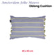 KAAT Amsterdam Jelke Mauve Stripes Oblong Filled Cushion 40cm x 60cm – view 2