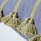 KAAT Amsterdam Jelke Mauve Stripes Oblong Filled Cushion 40cm x 60cm – view 3