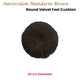 KAAT Amsterdam Mandarin Brown Round Filled Cushion 40cm Diameter – view 2