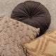 KAAT Amsterdam Mandarin Brown Round Filled Cushion 40cm Diameter – view 4