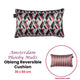 KAAT Amsterdam Phoeby Multi Reversible Oblong Filled Cushion 30cm x 50cm – view 2