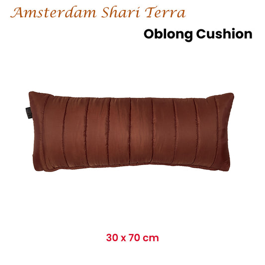 KAAT Amsterdam Shari Terra Oblong Filled Cushion 30cm x 70cm – view 2 - Auzzistore