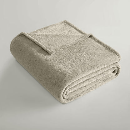 Ardor Teddy Natural Ultra Soft Cozy Fleece Blanket Queen