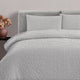 Ardor Rowe Grey Textured Seersucker Quilt Cover Set Queen – view 3
