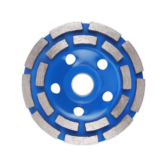 Diamond Grinding Wheel 4.5" 115mm, 22mm Hole, Durable Turbine Design for Concrete & Stone - V465-86180