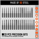 33 PC Precision Screwdriver Set - Philips, Flat, Torx, Hex Bits, Electronic Fix, V465-94359 – view 4