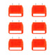 6Pc Pegboard Bins Peg Board Parts Storage With Steel Hooks Tools Organiser Tray