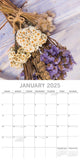 Dried Flowers - 2025 Square Wall Calendar Floral 16 Months Premium Planner Gift – view 3