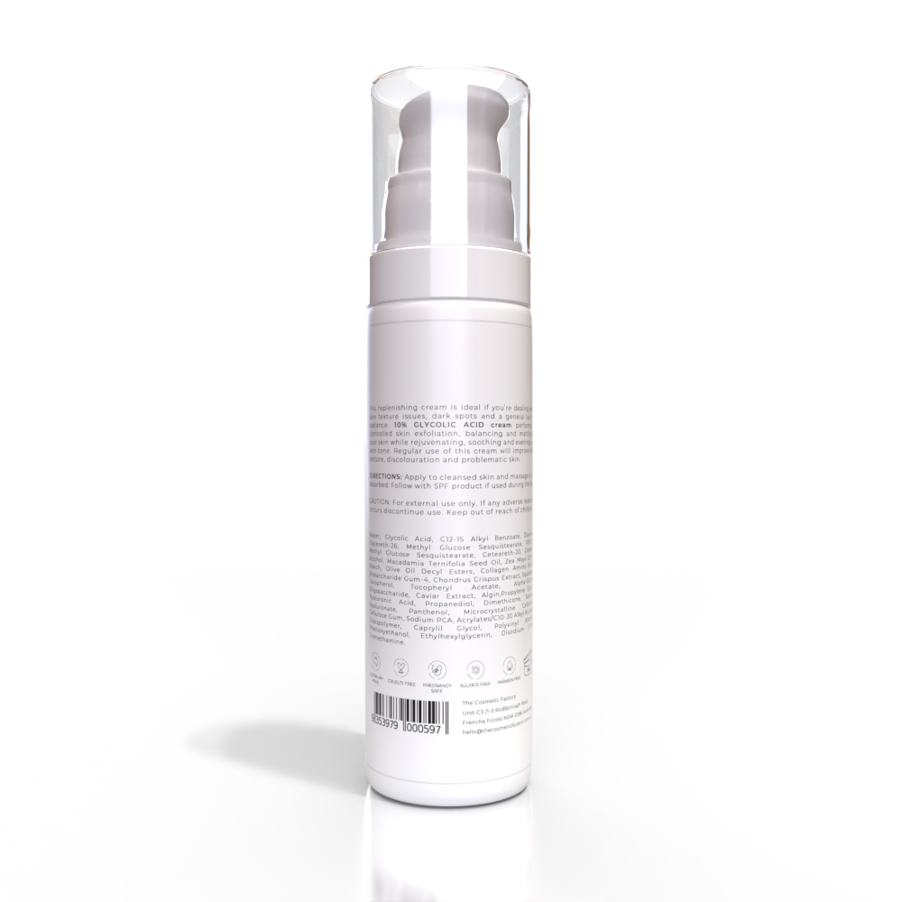 10% GLYCOLIC ACID CREAM - 50ML