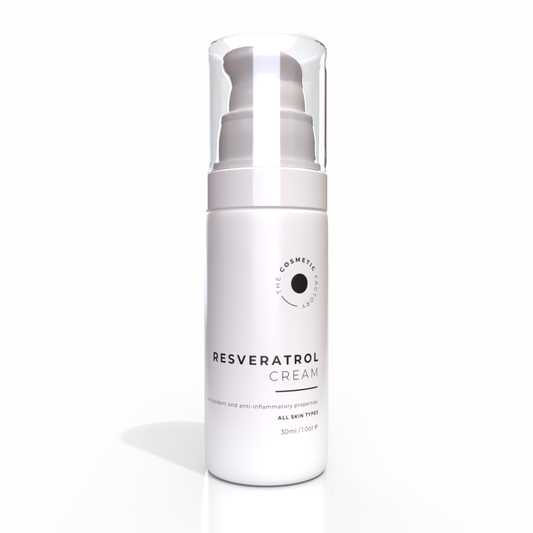 Resveratrol Moisturising Cream – 30 ml Antioxidant-Firming Formula with Resveratrol & Peptides